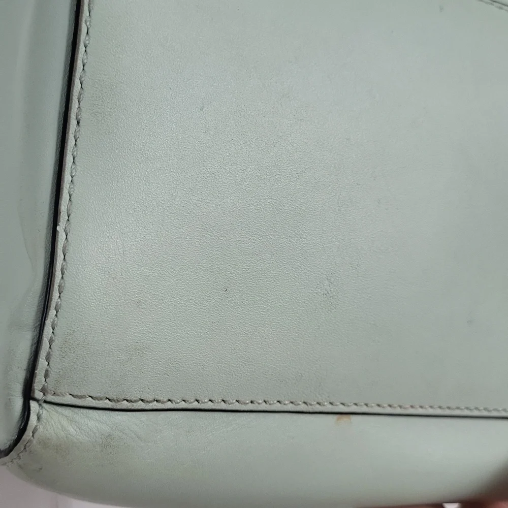 Kate Spade Mint & Taupe Pippa Crossbody Top Handle Bag